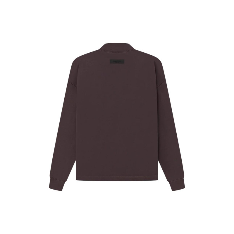 Fear of God Essentials SS23 Relaxed Crewneck Plum Logo