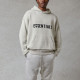 Fear of God Essentials FW20 Knit Hoodi Oatmeal Logo