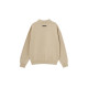 Fear of God Essentials FW21 Mock Neck Sweatshirt BeigeLinen Logo