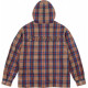 Supreme SS24 WEEK12 PRINTED HOODED FLANNEL SHIRT