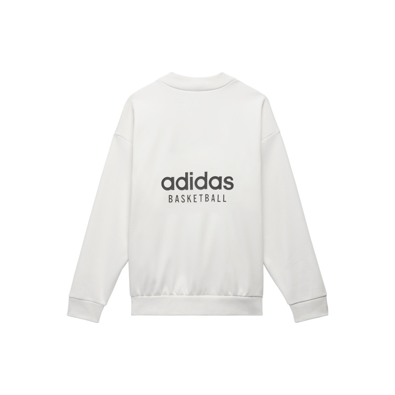 adidas originals Adidas Basketball Chapter 1 Sweat Crew Cloudwhit