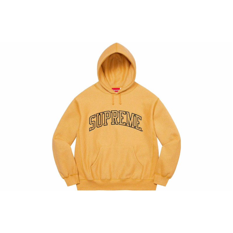 Supreme SS23 Week7 GLITTER ARC HOODED SWEATSHIRT Logo