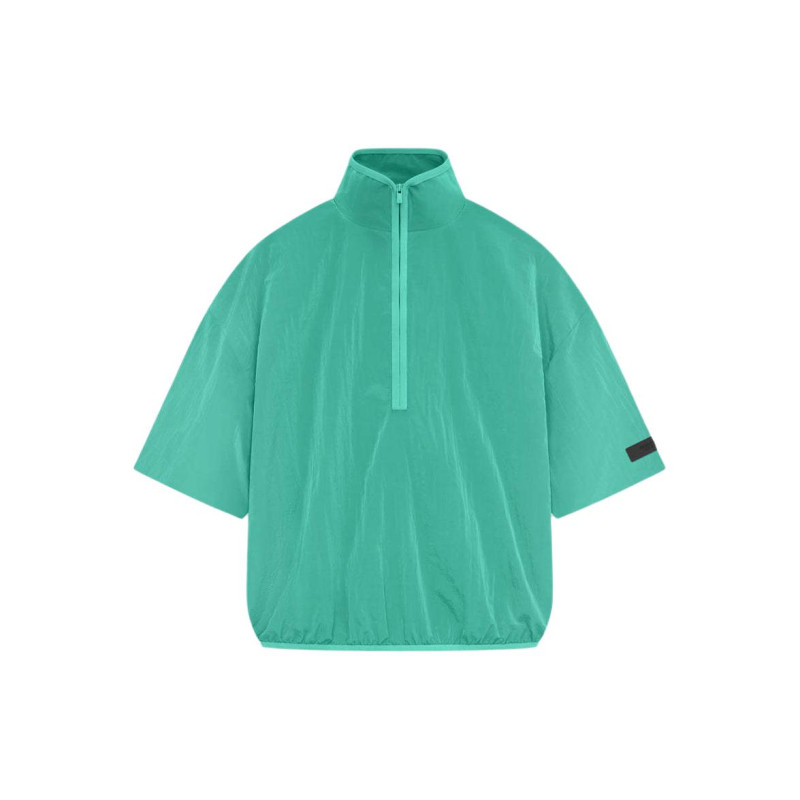Fear of God Essentials SS24 drop2 Halfzip Mockneck Shirt Mint Leaf