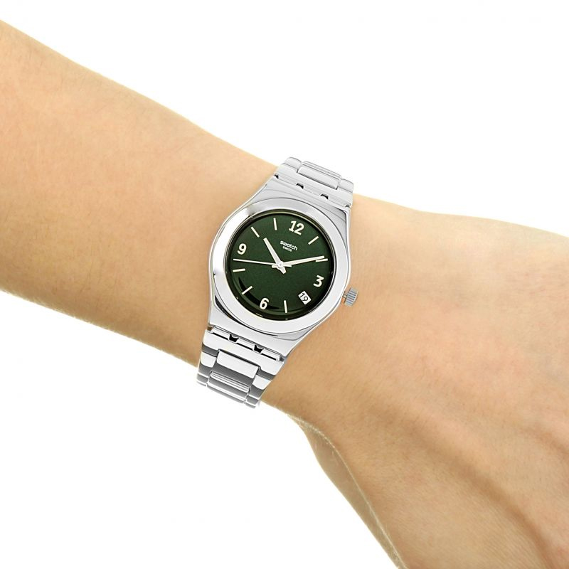 SWATCHIRONY MIDDLESTEEL 38mm YLS468G
