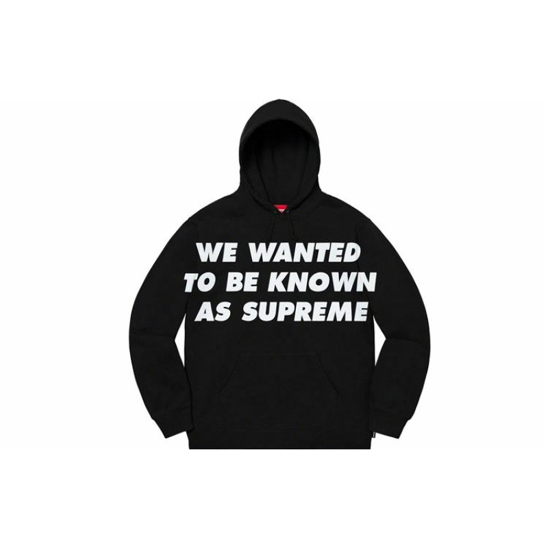 Supreme SS20 Week 1 Known As Hooded Sweatshirt