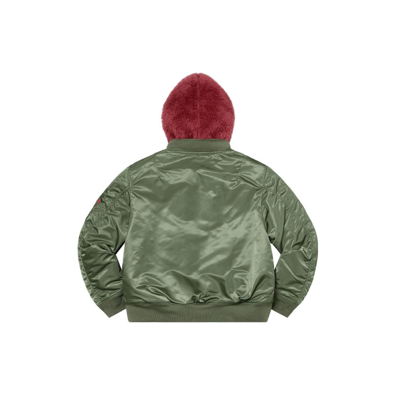 Supreme FW22 Week12 Faux Fur Reversible MA-1