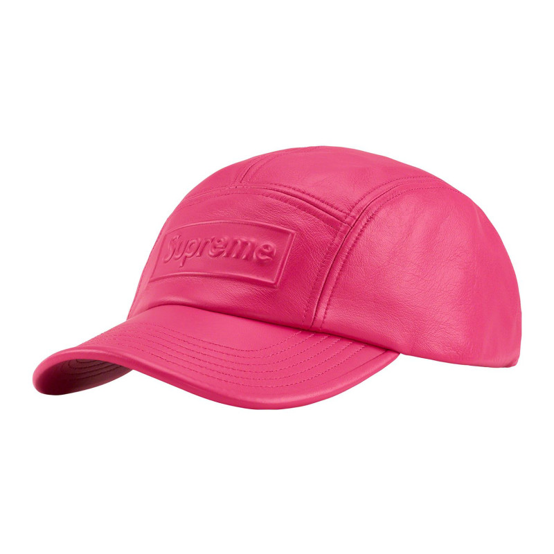Supreme Week 10 GORE-TEX Leather Camp Cap