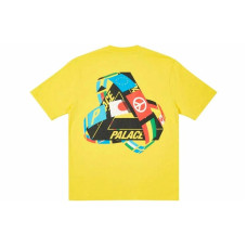 PALACE National Flag Triangle Print Short Sleeve T-shirt T